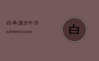白羊座8今日运势最新(20240624)