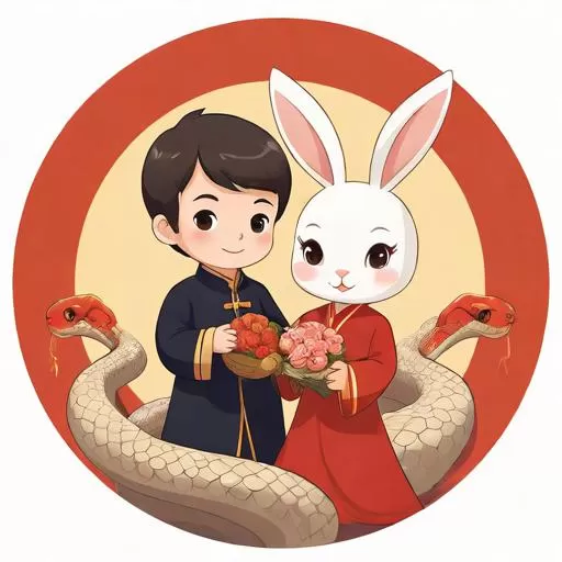蛇盘兔必定富是子女还是夫妻，87年兔和蛇是绝命婚姻